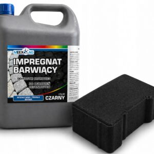 IMPREGNAT barwiący farba do betonu kostki brukowe kolor CZARNY - 5L