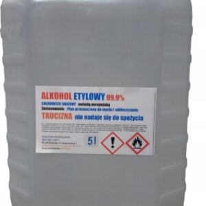 ETANOL 99,9% skażony, dezynfekcja 5L