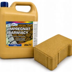 IMPREGNAT barwiący farba do betonu kostki brukowe kolor ŻÓŁTY - 5L