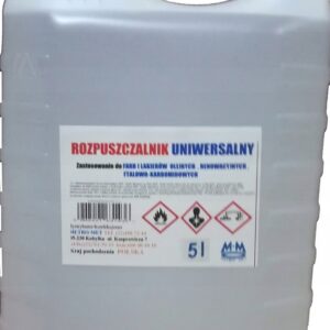 Rozpuszczalnik Uniwersalny, rozcieńczalnik - 5L